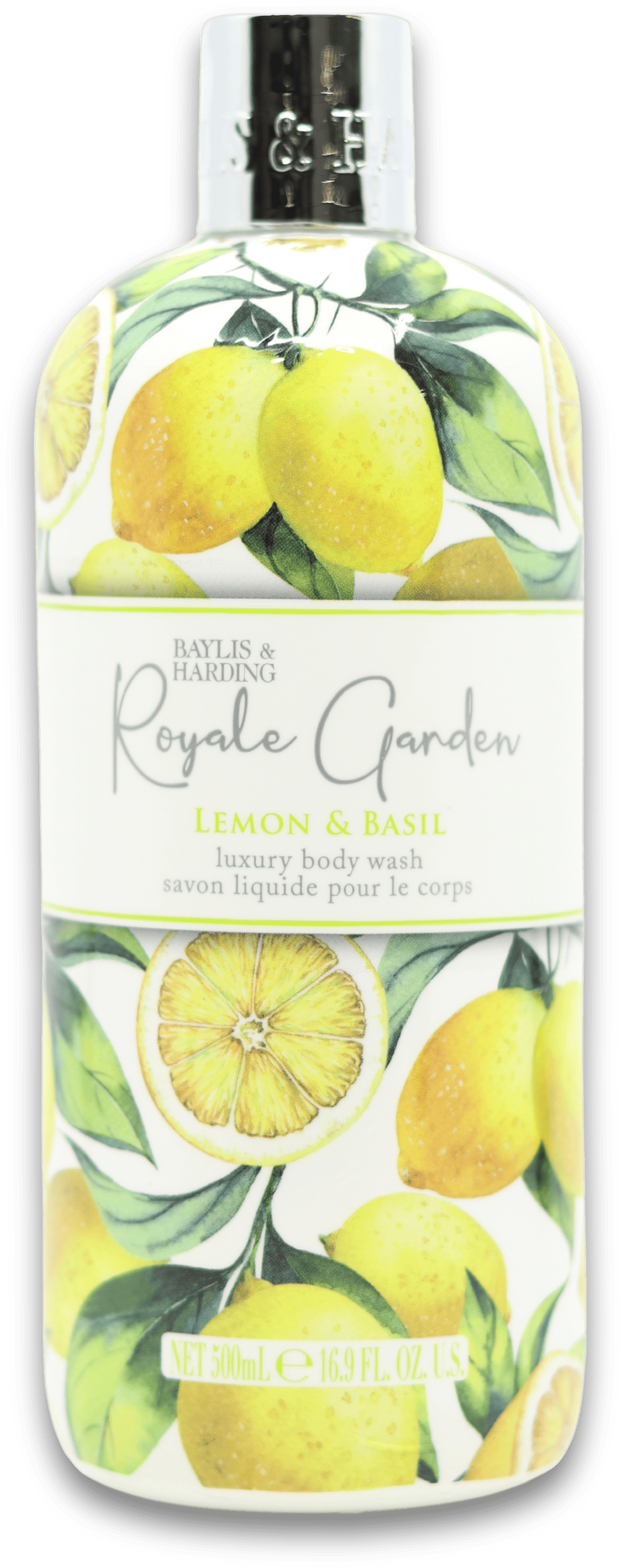 Baylis & Harding Royale Garden Lemon & Basil Body Wash 500ml