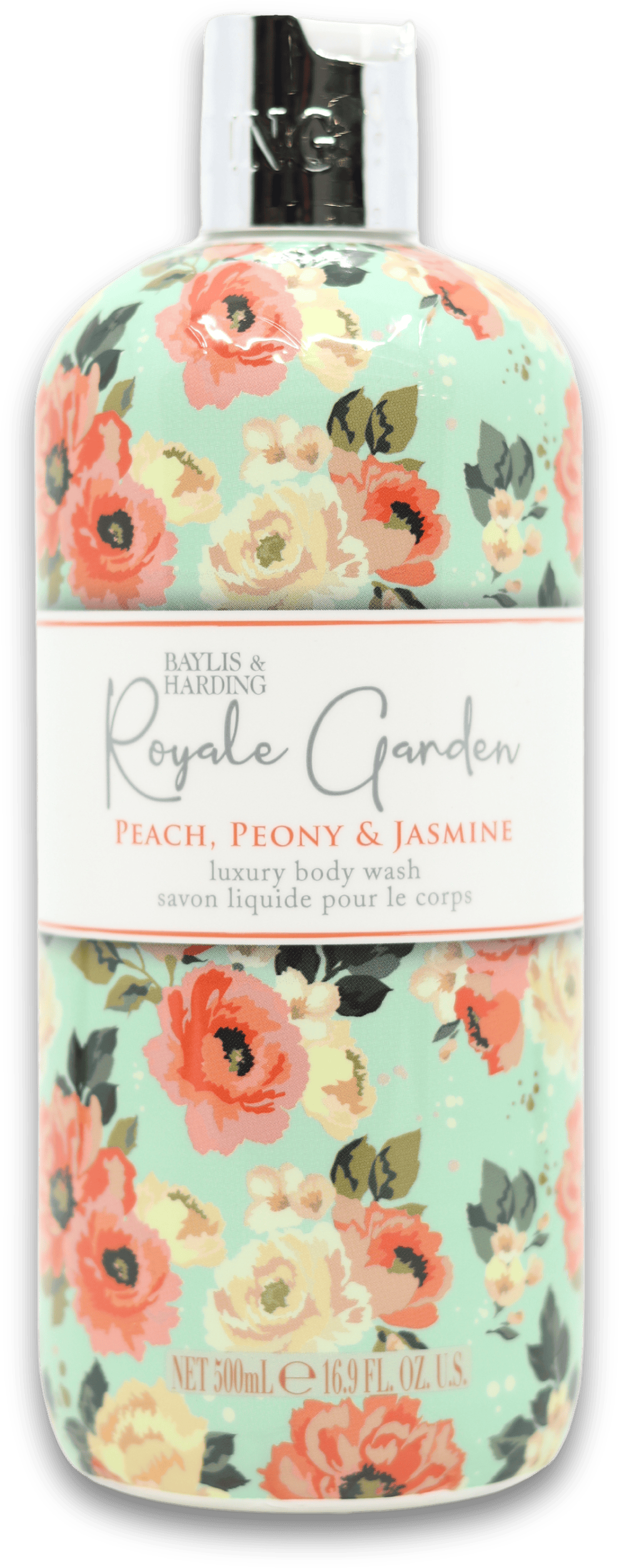 Baylis & Harding Royale Garden Peach Peony & Jasmine Body Wash 500ml