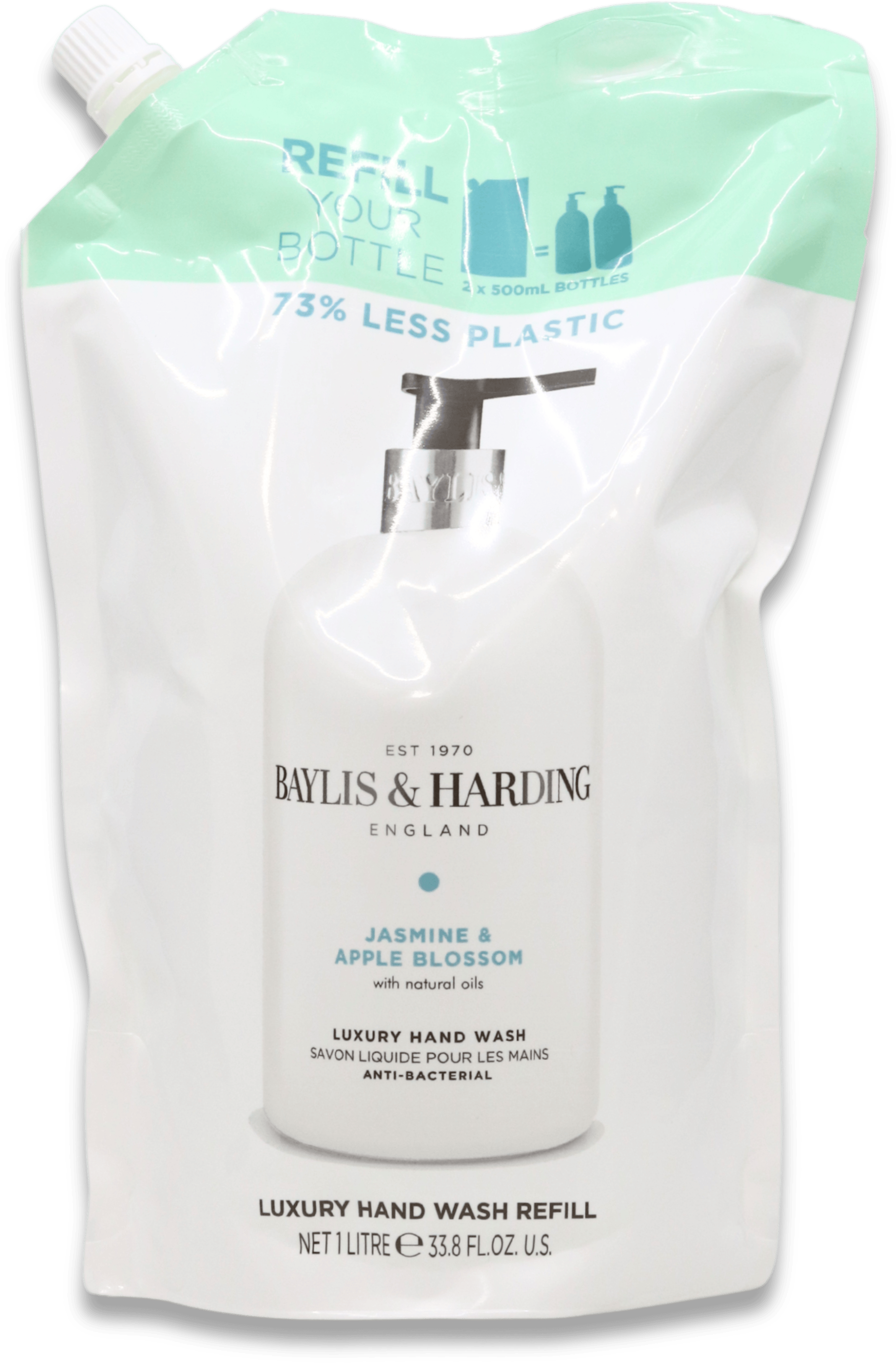 Baylis & Harding Signature Jasmine & Apple Blossom Hand Wash 1L Refill