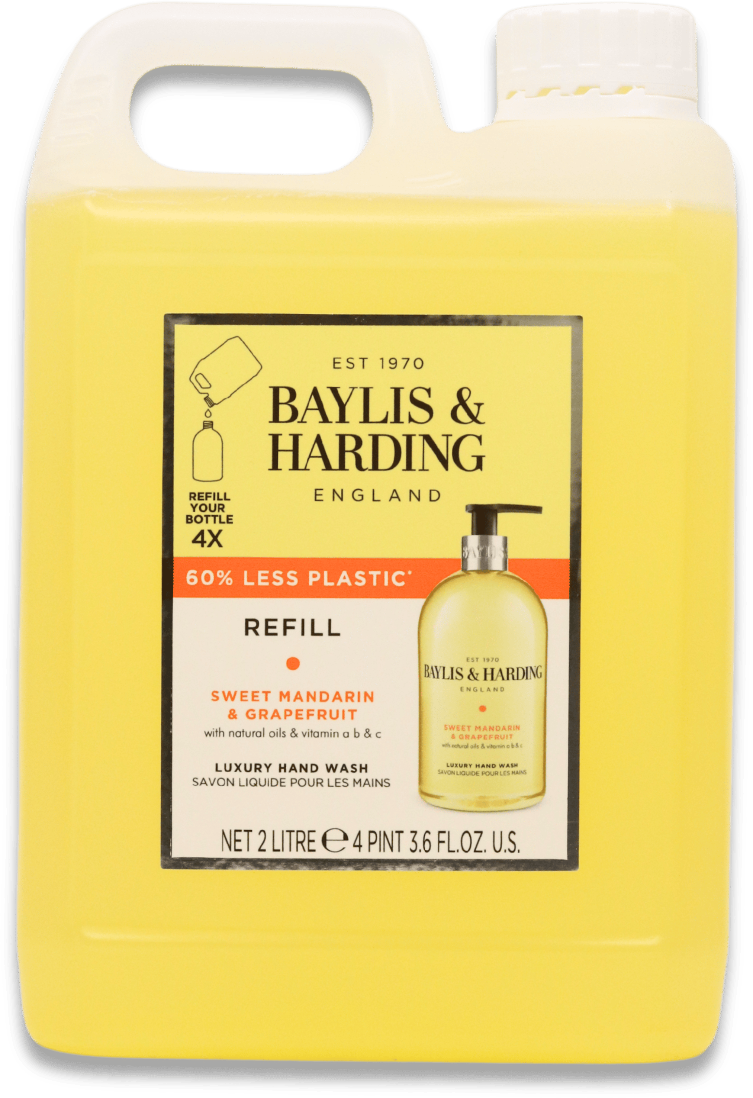 Baylis & Harding Sweet Mandarin & Grapefruit Hand Wash 2L Refill