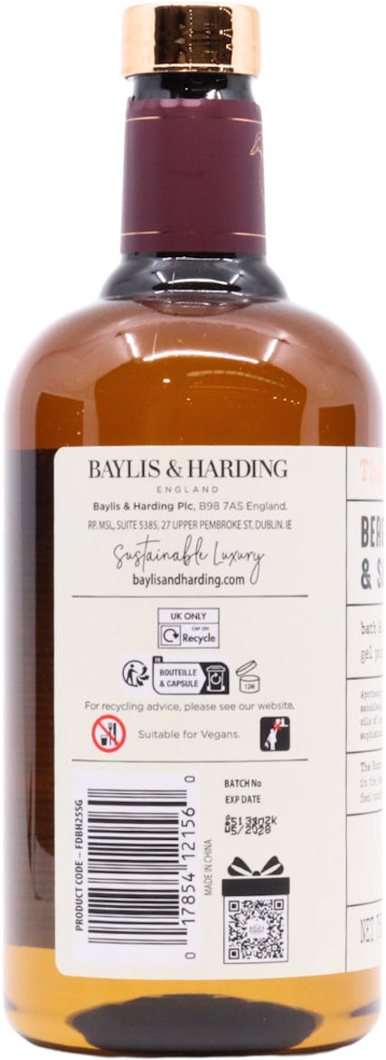 Baylis & Harding The Fuzzy Duck Bergamot, Hemp & Sandalwood Men's Luxury Bath & Shower Gel Gift - 3
