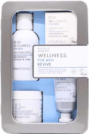 Baylis & Harding Wellness For Men His Essential Wellbeing 4 Piece Gift Set