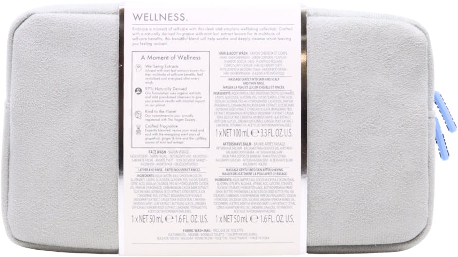 Baylis & Harding Wellness For Men Revived & Ready Wash Bag 3 Piece Gift Set - 2