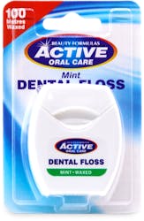 Beauty Formulas Active Dental Floss Mint Waxed 100m