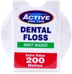 Beauty Formulas Active Dental Floss Mint Waxed 200m
