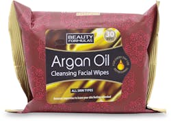 Beauty Formulas Argan Oil Facial Cleansing Wipes 30 pack | medino