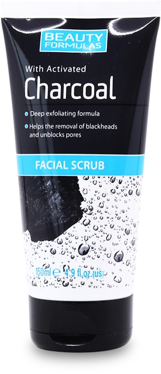 Beauty Formulas Charcoal Facial Scrub 150 ml