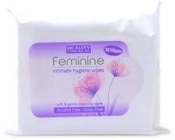 Beauty Formulas Feminine Hygiene 20 Intimate Wipes