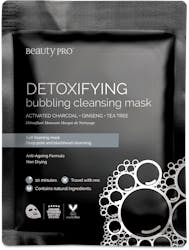 BeautyPro Detoxifying Bubbling Cleansing Mask Activated Charcoal, Gingseng & Tea Tree 18ml