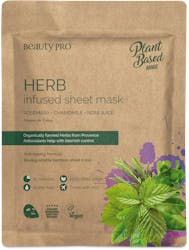 BeautyPro Herb-Infused Sheet Mask with Rosemary, Chamomile & Noni Juice 22ml