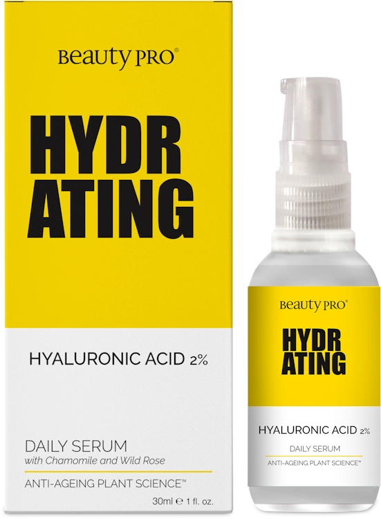 Photos - Cream / Lotion BeautyPro Hydrating Daily Serum Hyaluronic Acid, Chamomile & Soybean 30ml