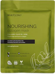 BeautyPro Nourishing Sheet Mask Collagen Olive Oil Rose 23ml