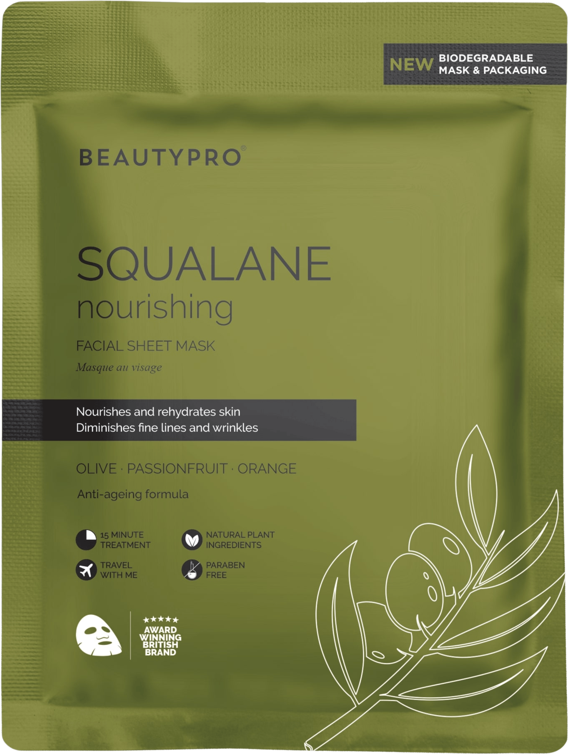 BeautyPro SQUALANE Nourishing Sheet Mask
