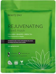 BeautyPro Rejuvenating Sheet Mask Collagen Seaweed & Green Tea 23ml
