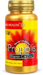 Bee Health Propolis Vitamin C+ Zinc 60 Tablets