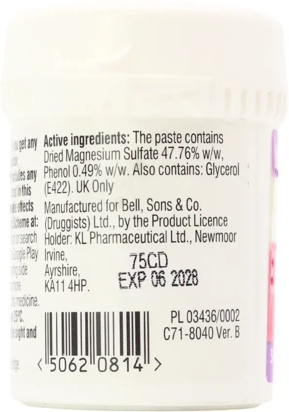 Bell's Magnesium Sulfate Paste B.P. 50gm - 4