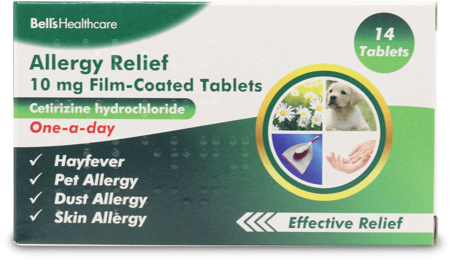 Bells Hay Fever Relief Cetirizine 10mg 14 Pack