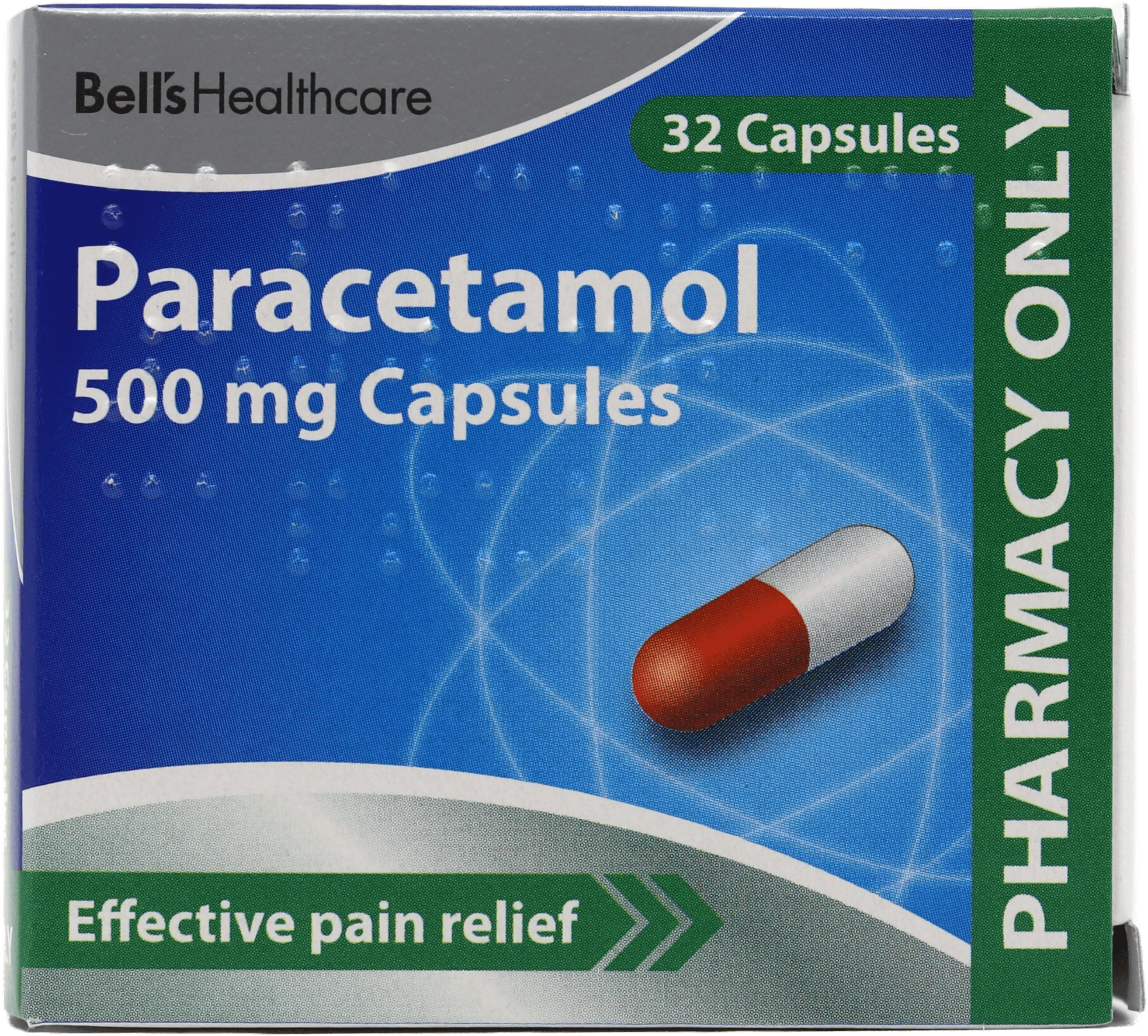 Bell's Healthcare Paracetamol 500mg 32 Capsules