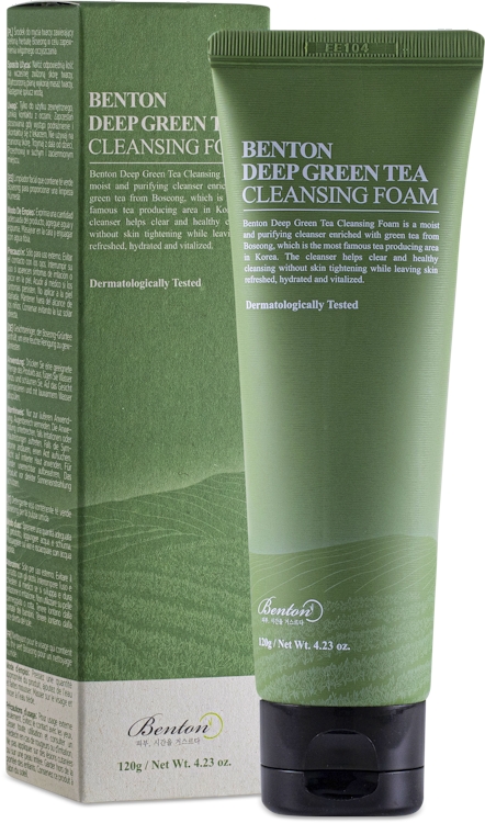 Photos - Facial / Body Cleansing Product Benton Deep Green Tea Cleansing Foam 120g 