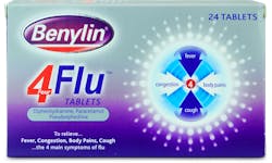 Benylin 4 Flu 24 Tablets