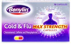 Benylin Cold & Flu Max Strength 16 Capsules