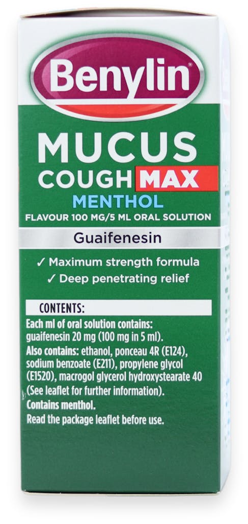 Benylin Mucus Cough Max Menthol 150ml - 2