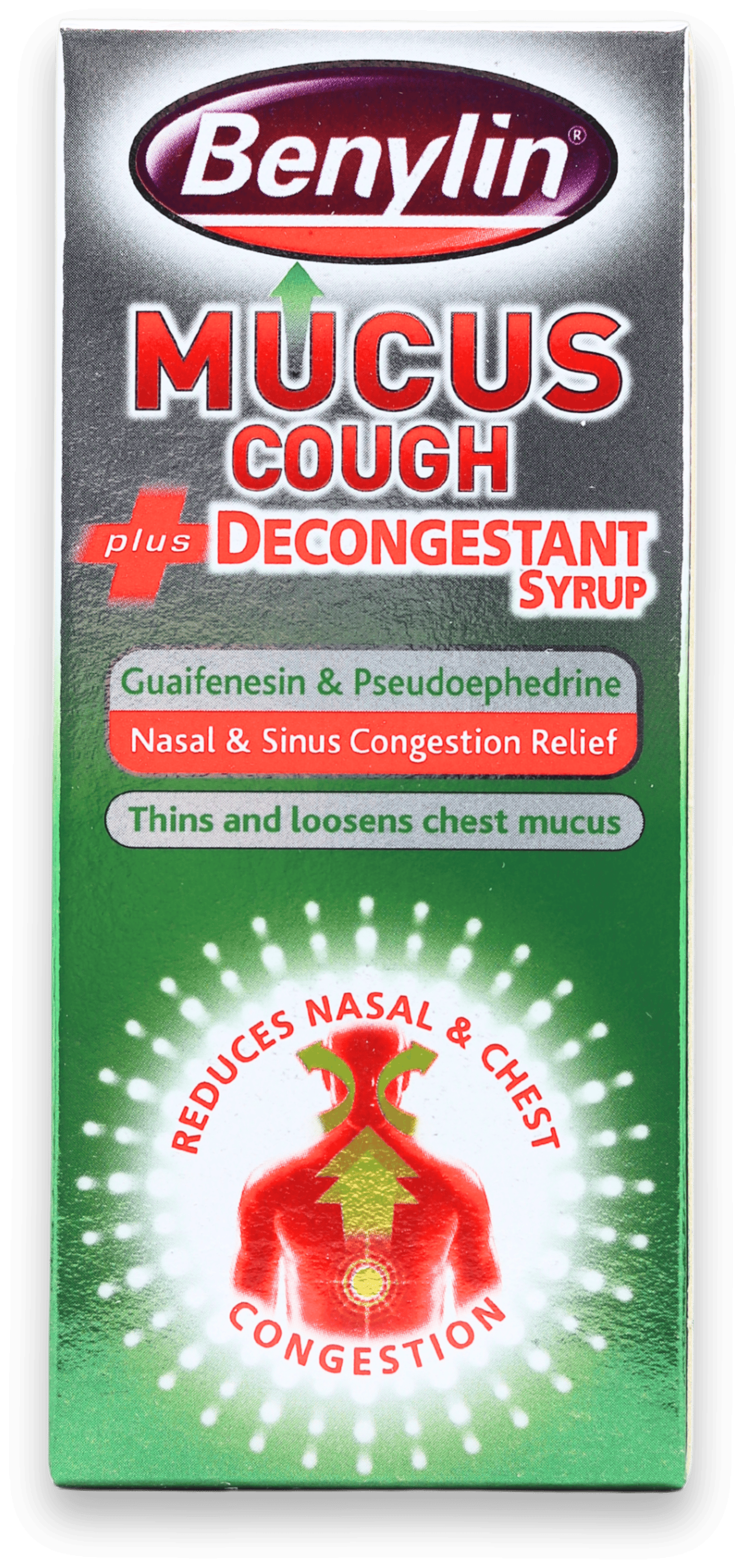 Benylin Mucus Cough Plus Decongestant Syrup 100ml