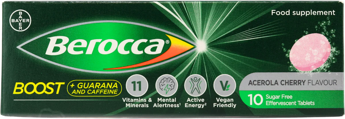 Berocca Boost With Guarana Cherry Flavour 10 Tablets Medino berocca-boost-with-guarana-cherry-flavour-10-tablets-medino