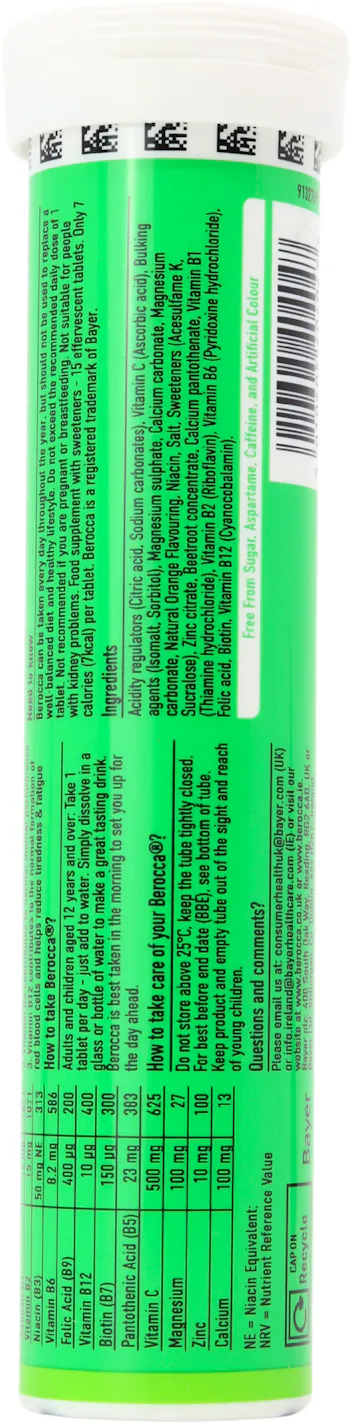 Berocca Orange Effervescent 15 Tablets - 3