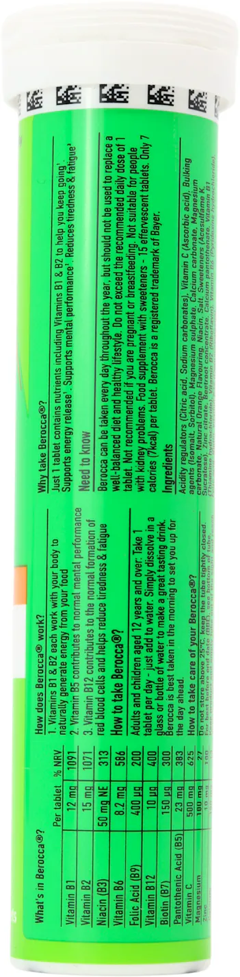 Berocca Orange Effervescent 15 Tablets - 2