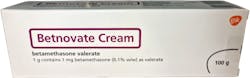 Betnovate - Betamethasone 0.1% Cream (PGD) 100g