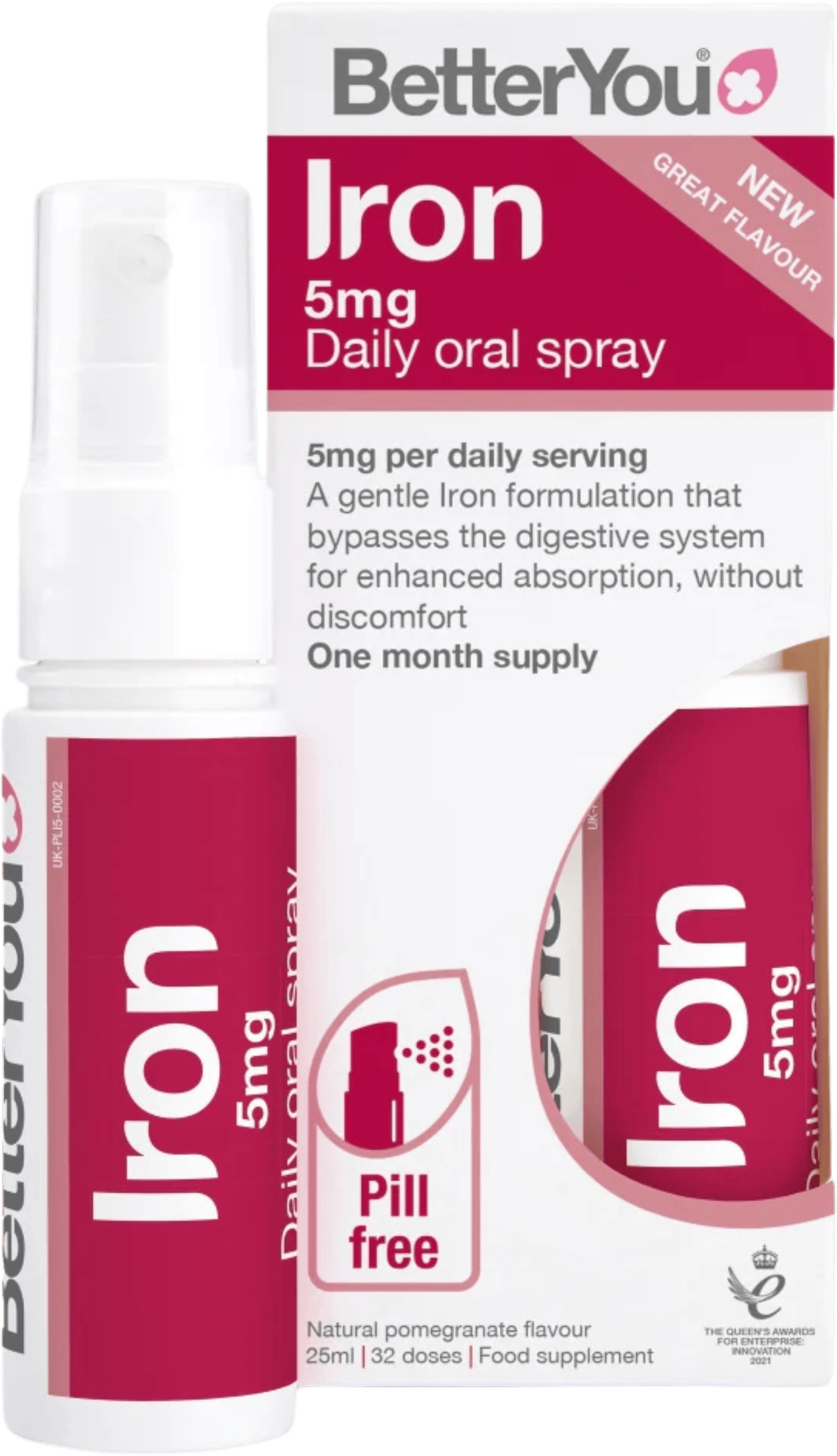BetterYou Iron Oral Spray 25ml