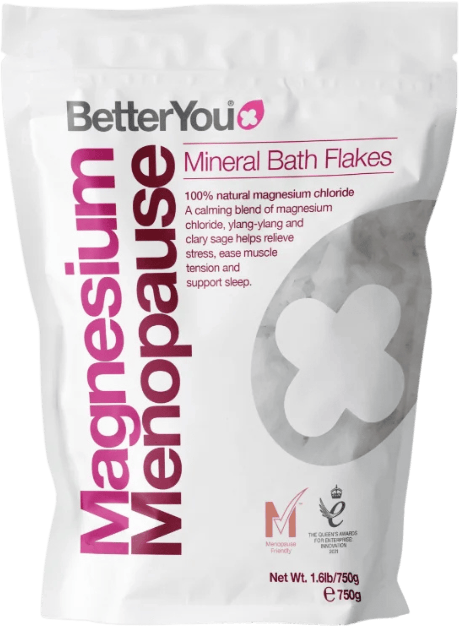 BetterYou Magnesium Menopause Bath Flakes 750g