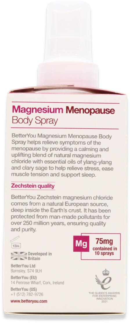 BetterYou Magnesium Menopause Body Spray 100ml - 2