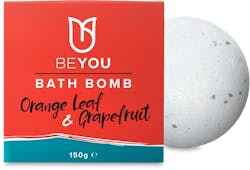 BeYou Bath Bomb Orange Leaf & Grapefruit 150g
