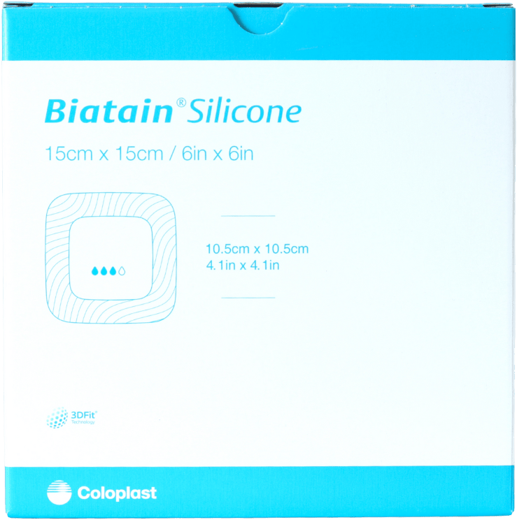 Biatain Silicone 15cm x 15cm 5 Pack
