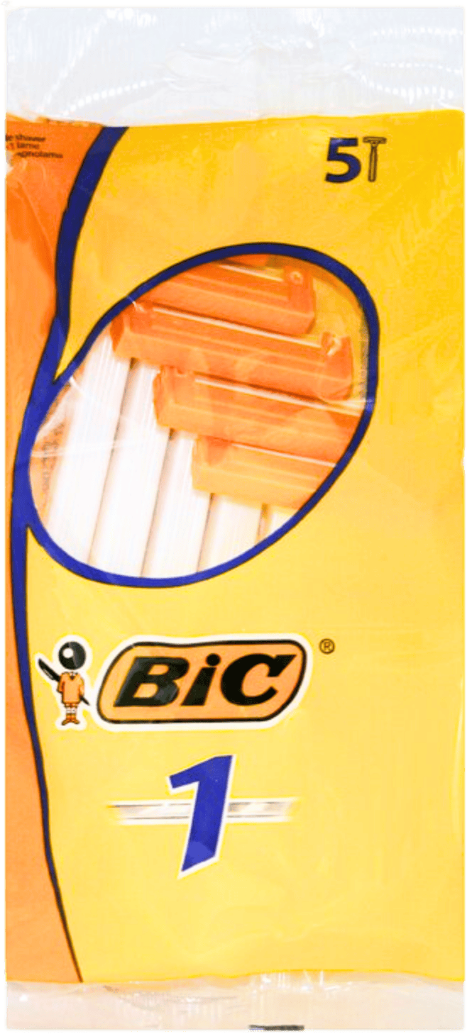 Bic 1 Disposable Razors 5 Pack