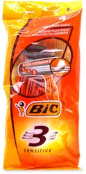 Bic 3 Sensitive Disposable Razors 4 pack