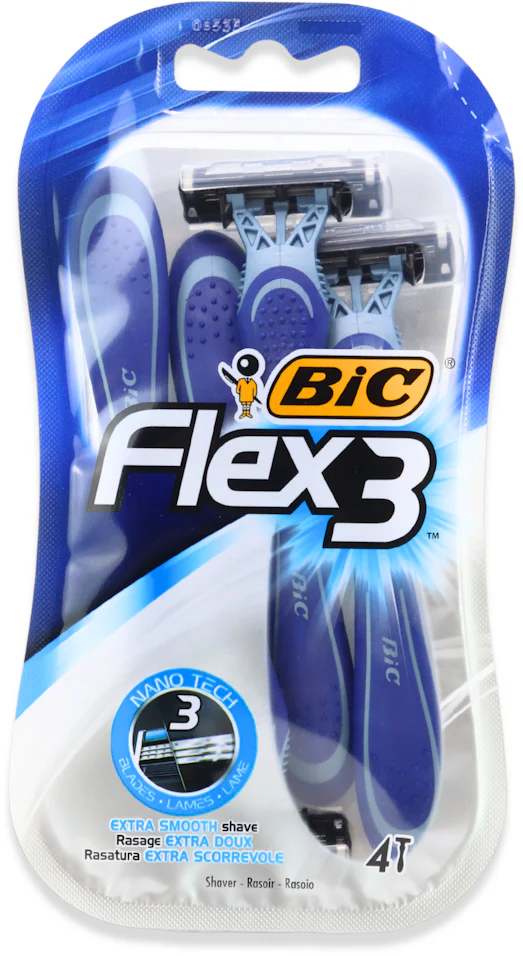 Bif Razor Bic Flex3 Razors 4 Pack | medino