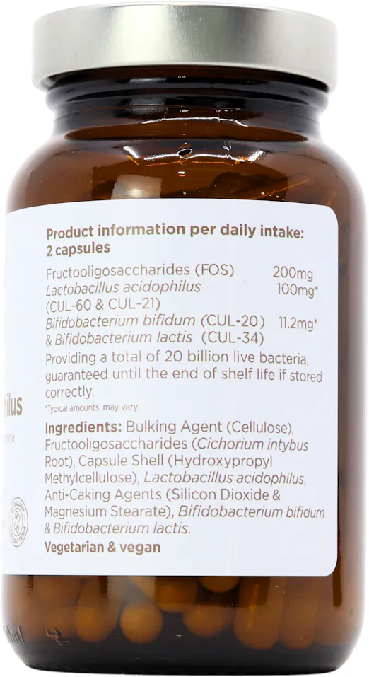 BioCare BioAcidophilus 120 Capsules - 2