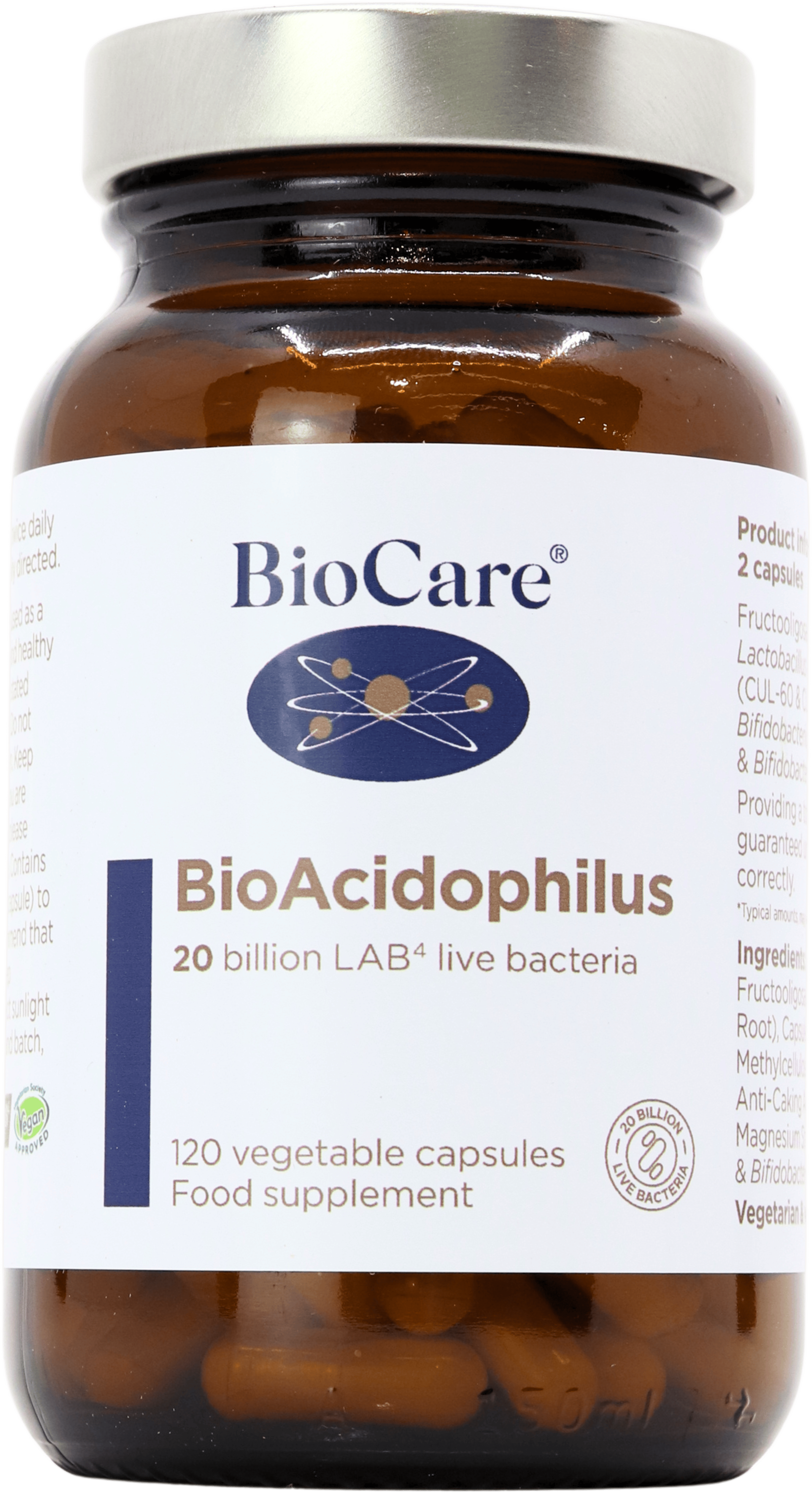 BioCare BioAcidophilus 120 Capsules