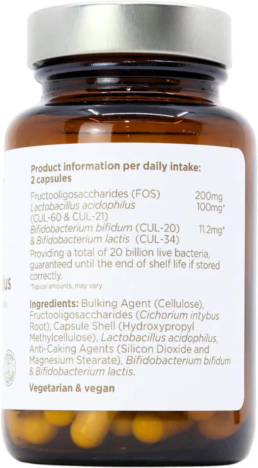 BioCare BioAcidophilus 60 Capsules - 2