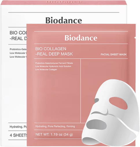 Biodance Bio-Collagen Real Deep Sheet Masks 4 x 34g