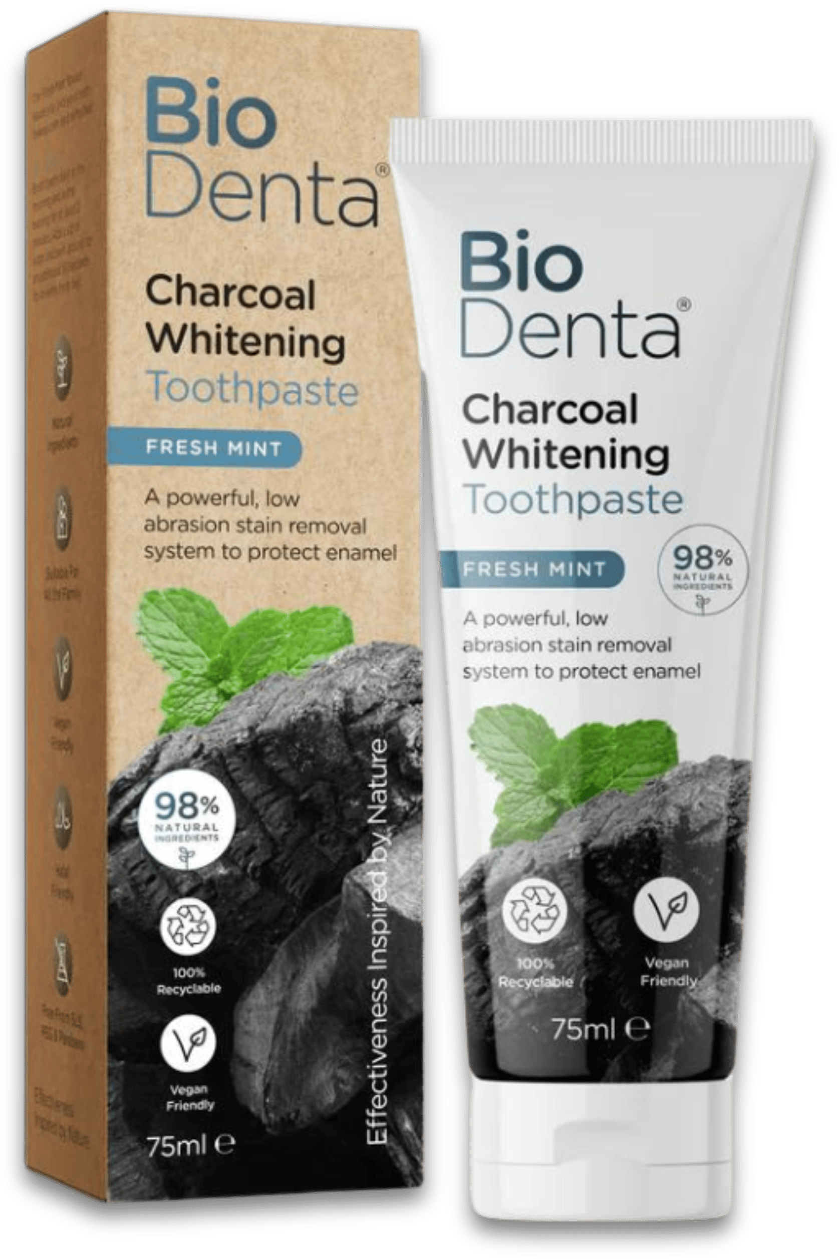 BioDenta Charcoal toothpaste 75ml