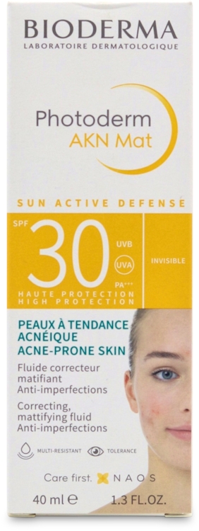 Photos - Sun Skin Care Bioderma Photoderm Akn Mat SPF30 40ml 