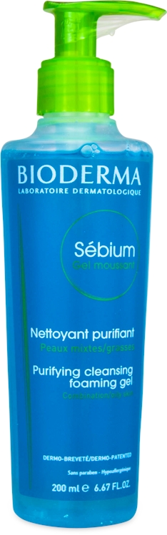 Photos - Facial / Body Cleansing Product Bioderma Sebium Gel Moussant 200ml 