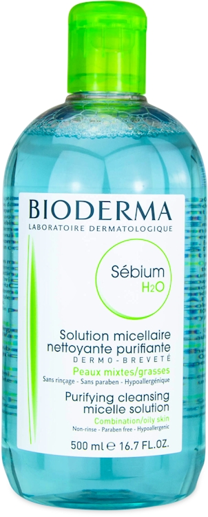 Photos - Facial / Body Cleansing Product Bioderma Sebium H2O 500ml 