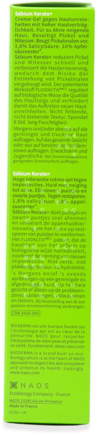 Bioderma Sébium Kerato+ Gel Cream 30ml - 2
