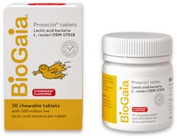 BioGaia Protectis Chewable Tablets Strawberry Flavour 30 Pack