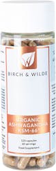 Birch & Wilde Organic Ashwagandha 60 Day Supply 120 Capsules